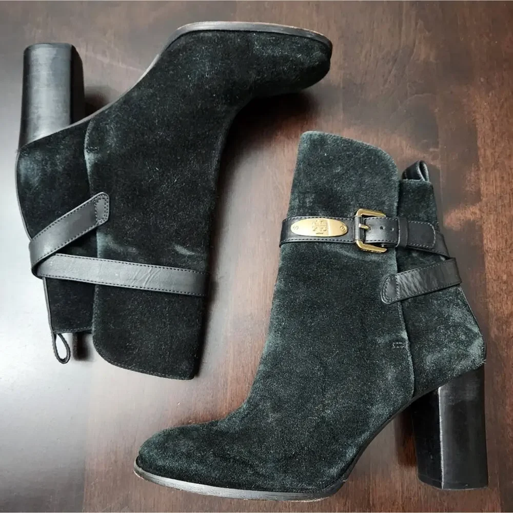 Tory Burch Robynne Suede Leather Boots